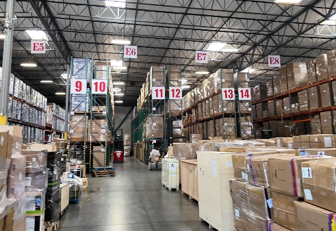 美国海外仓实景：自动化分拣